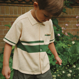 Konges Sløjd Polo Shirt Hai Knit Banana Crepe