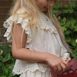 Konges Sløjd T-shirt Posey Antique White