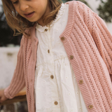 Lil Atelier Knitted Sweater for Girls NMFFABIOLA Misty Rose