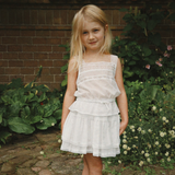Konges Sløjd Girls Skirt Mora Optic White